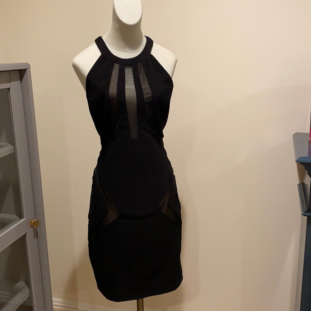 Little Black Zip Back Dress